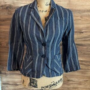 Cabi blue & white blazer